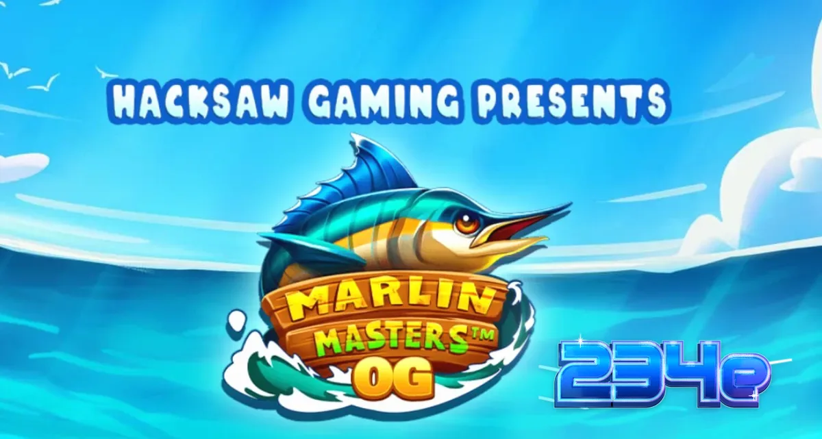 Tampilan visual slot Marlin Masters OG dengan latar belakang laut dan simbol ikan